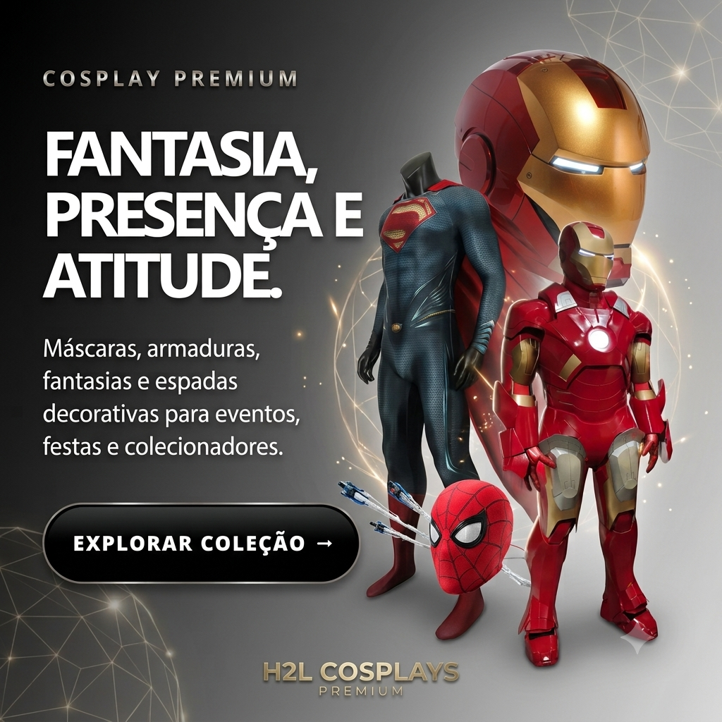 H2L Cosplay - fantasia, presença e atitude