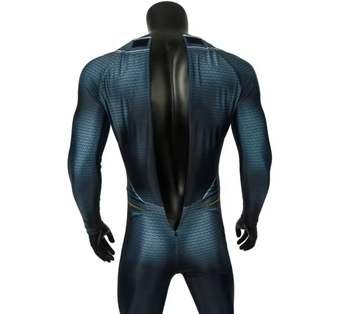 Fantasia Super Homem Superman Liga da Justiça Macacão 3D Cosplay Luxo - imagem 3